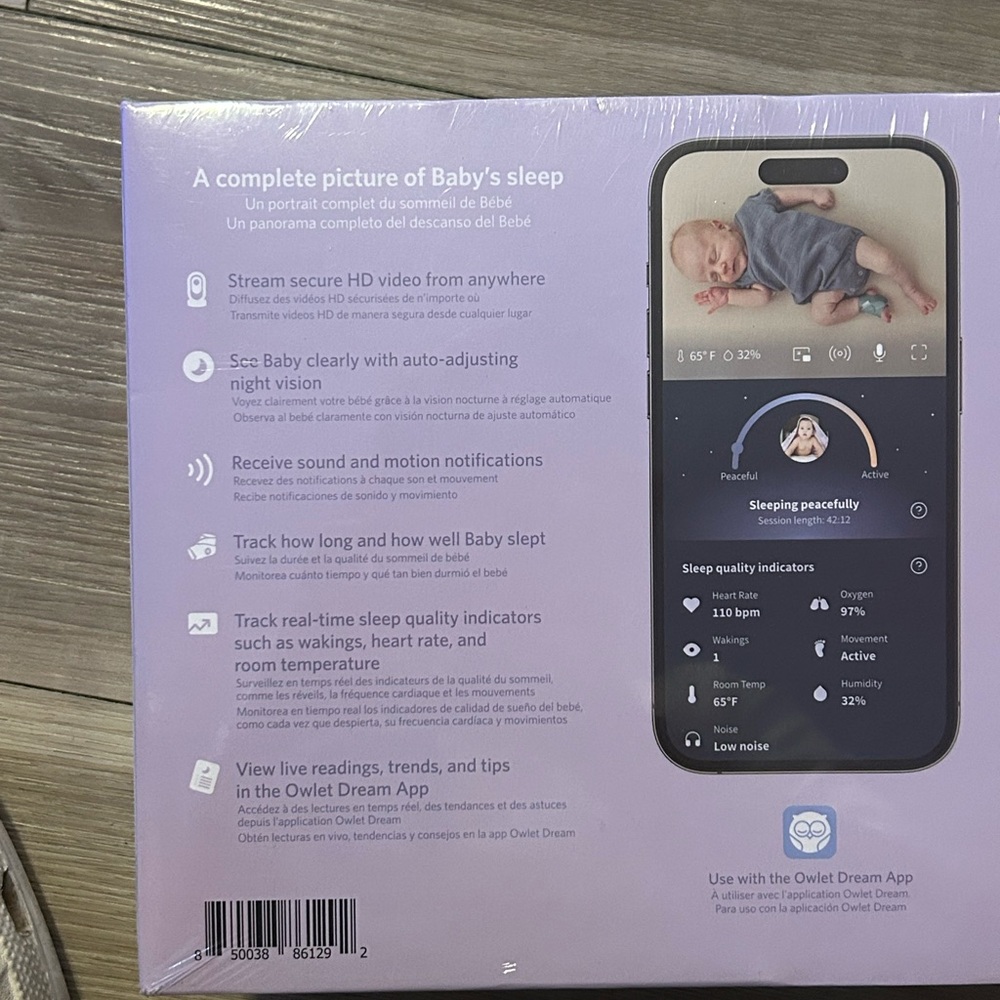 Owlet Dream Duo 2 Baby Monitor - Picture 4 of 4